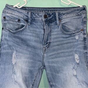 American Eagle Outfitters High Rise Blue Jeans